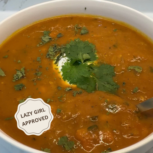 Lazy Girl Cooking Curry Pumpkin White Bean Soup Recipe Neena Brostowski