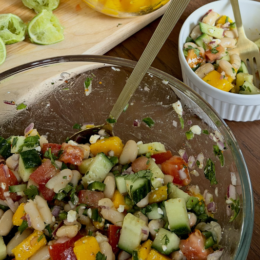 Mango Jalapeño Bean Salad