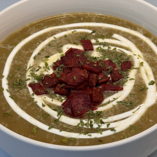 Potato Leek Soup Cream Free Recipe Neena Brostowski @neenamaria @neenamarialynn