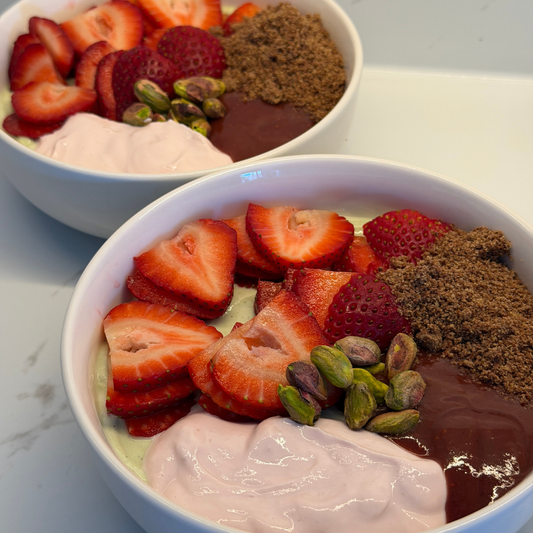 Strawberry Matcha Yogurt Bowl